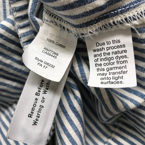 MADEWELL Striped Convertible Cold Shoulder Top - Picture 6 of 8